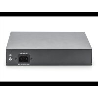 DIGITUS Switch 8-Port  Gigabit 180W PoE Unmanaged schwarz 3