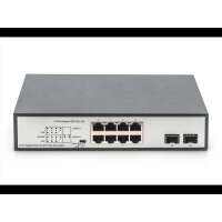 DIGITUS Switch 8-Port  Gigabit 180W PoE Unmanaged schwarz 4