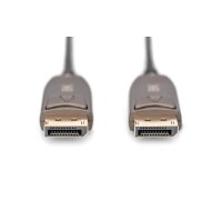 DIGITUS DisplayPort Glasfaser Kabel AOC Hybrid 8K DP 1.4 20m