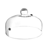 Glasglosche mit Lüftungsöffnung, HENDI, Servierglosche, ⌀260x(H)175mm