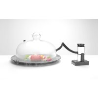 Glasglosche mit Lüftungsöffnung, HENDI, Servierglosche, ⌀260x(H)175mm