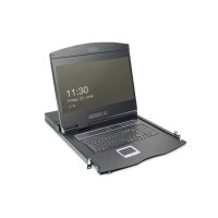 DIGITUS Konsole 19" 1HE TFT dt.Layo gallery