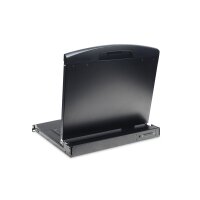 DIGITUS Konsole 19" 1HE TFT dt.Layout  8Port Touchpad s