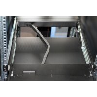 DIGITUS Konsole 19" 1HE TFT dt.Layout  8Port Touchpad s