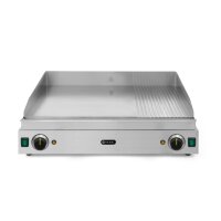 Grillplatte, HENDI, Profi Line, 2/3 glatt, 1/3 gerillt, 230V/3500W, 720x550x(H)245mm