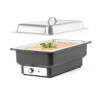 Chafing Dish elektrisch Tellano, HENDI, Kitchen Line, GN 1/1, 9L, 220-240V/900W, 575x349x(H)278mm