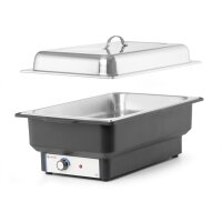 Chafing Dish elektrisch Tellano, HENDI, Kitchen Line, GN 1/1, 9L, 220-240V/900W, 575x349x(H)278mm