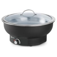 Chafing Dish Tesino, elektrisch, HENDI, Kitchen Line, 6,8L, 230V/500W, ø405x(H)240mm