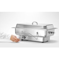 Chafing Dish Pollina, elektrisch, HENDI, Profi Line, 9L, 230V/850W, 610x450x(H)278mm