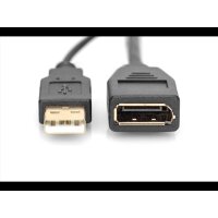DIGITUS Adapter HDMI A -> DisplayPort St/Bu 4K 0,2m schwa