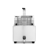 Friteuse Profi Line digital - mit Ablasshahn - 8 l, HENDI, Profi Line, 8L, 230V/3500W, 305x515x(H)345mm