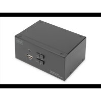 DIGITUS KVM Switch, 2-Port, 4K60Hz, 4xDP gallery