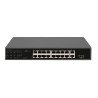 DIGITUS Switch 16-Port 10/100  32W  PoE           schwarz 3
