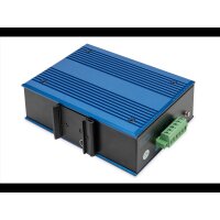 DIGITUS Switch Ind. 8-Port  10/100      PoE Unmanaged blau 2