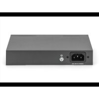 DIGITUS Switch 8+2Port  10/100  30W FE PoE Unmanaged schwa 4
