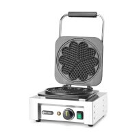 Waffeleisen Herz, HENDI, 230V/2200W, 330x543x(H)251mm