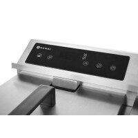 Induktionsfritteuse mit Ablasshahn - 8 l, HENDI, 8L, Hellgrau, 230V/3500W, 288x619x(H)408mm