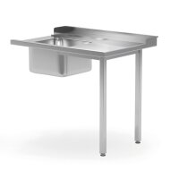 Ladetisch mit Spülbecken für Geschirrspüler, HENDI, rechte Seite, 1200x700x(H)850mm