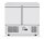 Kühltisch, zweitürig Kitchen Line 300L, Arktic, 230V/220W, 900x700x(H)890mm