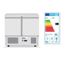 Kühltisch, zweitürig Kitchen Line 300L, Arktic, 230V/220W, 900x700x(H)890mm