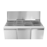 Saladette, dreitürig 380 L, Arktic, 230V/310W, 1390x702x(H)888mm