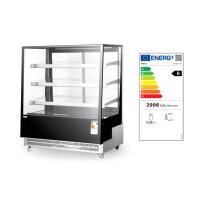 Kühlvitrine mit 3 geneigten Regalen, Arktic, 650L, 230V/490W, 1200x833x(H)1460mm