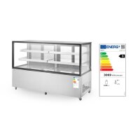 Kühlvitrine mit 2 Regalen, Arktic, 510L, 230V/490W, 1524x677x(H)1230mm