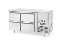 Kühltisch mit 4 Schubladen Profi Line 280L, Arktic, Profi Line, 230V/250W, 1360x700x(H)858mm
