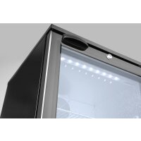 Backbar-Kühlschrank, Arktic, 103L, Schwarz, 220-240V/120W, 500x530x(H)865mm