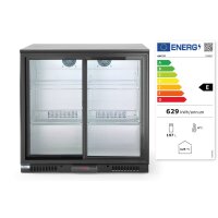 Kühlschrank hinten mit doppelten Schiebetüren,...