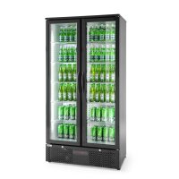 Kühlschrank mit doppelter Tür auf der Rückseite, Arktic, 477L, Schwarz, 220-240V/365W, 900x530x(H)1820mm