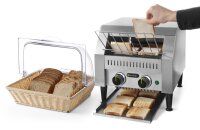 Durchlauf-Toaster, doppelt, HENDI, Schwarz, 230V/2240W,...