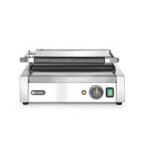 Kontaktgrill - Panini, HENDI, oben und unten gerillt, 230V/2200W, 432x396x(H)214mm