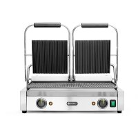 Kontaktgrill - Doppelversion, gerillte Ausführung,...