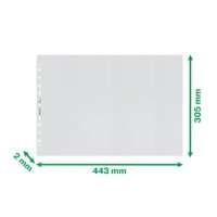 4019 Prospekthülle Recycle - A3 quer, PP, genarbt,...