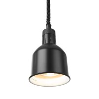 Höhenverstellbare Wärmelampe, zylinderförmig, HENDI, Schwarz, 230V/250W, ø175x(H)682mm