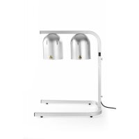 Wärmebrücke mit 2 Infrarotlampen, HENDI, Silber, 230V/250W, 453x360x(H)790mm