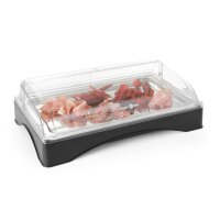 Rolltop-Display gekühlt - GN 1/1, HENDI, Set inkl. Kühlelement, 555x357x(H)175mm