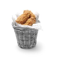 Snack-Korb, HENDI, Hellgrau, ⌀130x(H)110mm