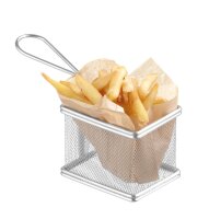 Miniatur-Snack-Frittierkörbe, HENDI, 125x100x(H)85mm
