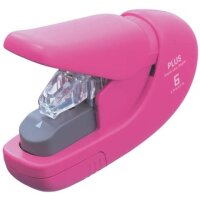 Heftger&auml;t klammerlos - pink, bis 5 Blatt