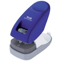 Heftmaschine - blau, klammerloses Heften und Lochen...