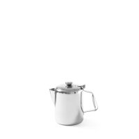 Kaffee-/Teekanne mit Klappdeckel, HENDI, 0,6L, ⌀97x(H)142mm