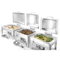 Chafing Dish GN 1/2, Satiniert, HENDI, Profi Line, 4L,...