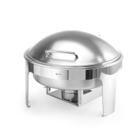 Chafing Dish rund, satiniert, HENDI, Profi Line, 6L, 465x420x(H)320mm