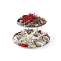 Ständer für Meeresfrüchte-Serviertablett, HENDI, Nur Untergestell, ⌀250x(H)190mm