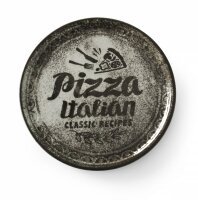 Pizzateller Recipe Collection Schwarz, HENDI, Schwarz, ø330mm
