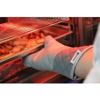 Ofenhandschuhe, Glasfaser – 2 Stück, HENDI, 2 Stk., (L)360mm