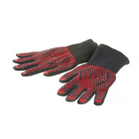 Grillhandschuhe hitzebeständig – 2 Stück, HENDI, 2 Stk., (L)300mm