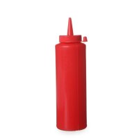 Spenderflaschen, HENDI, 0,7L, Rot, ø70x(H)240mm